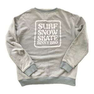 Binky Bro Surf Snow Skate Crewneck Sweatshirt Adult Medium